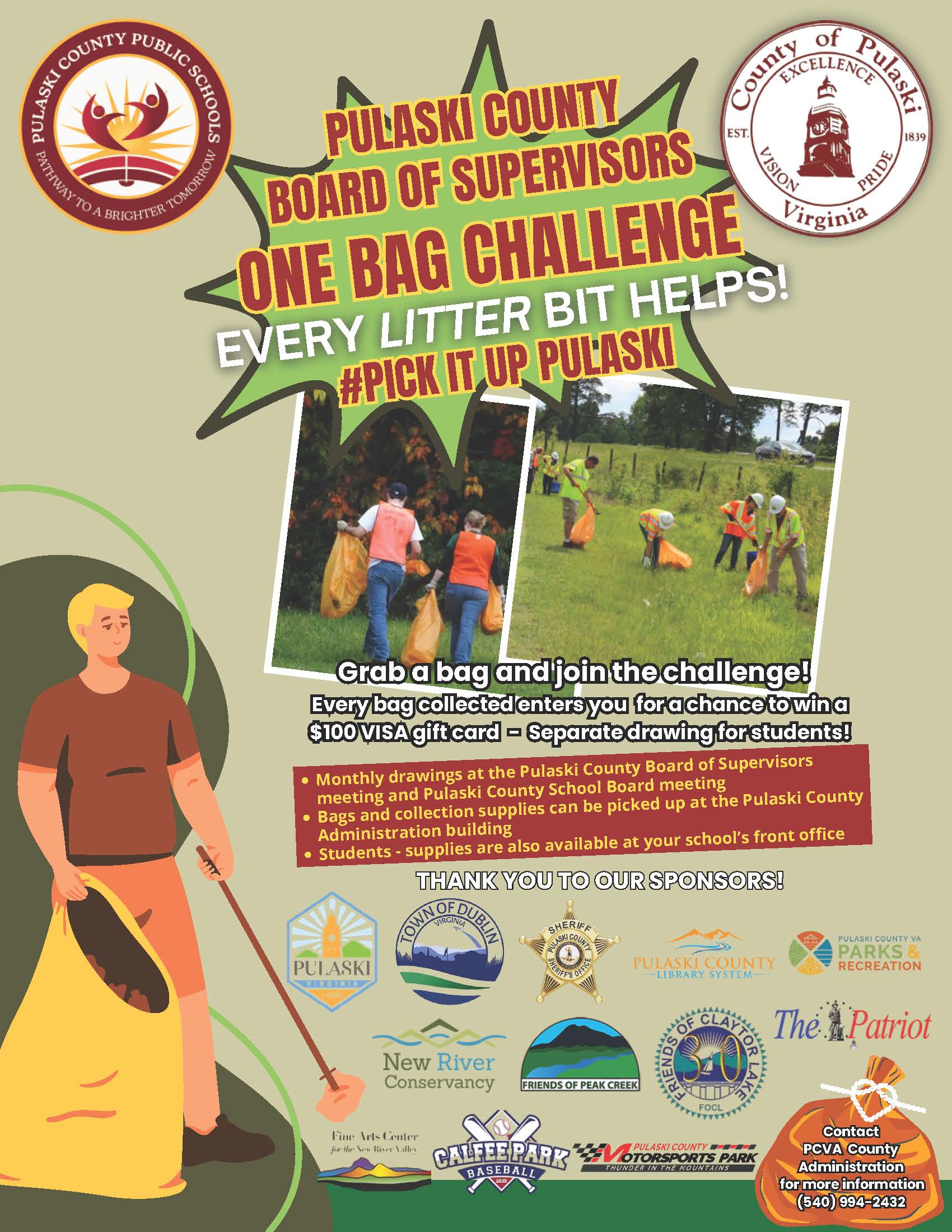 One Bag Challenge 2026 Flyer