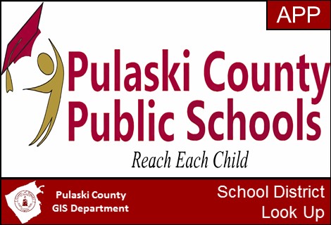 Pulaski County Public School Districts Map